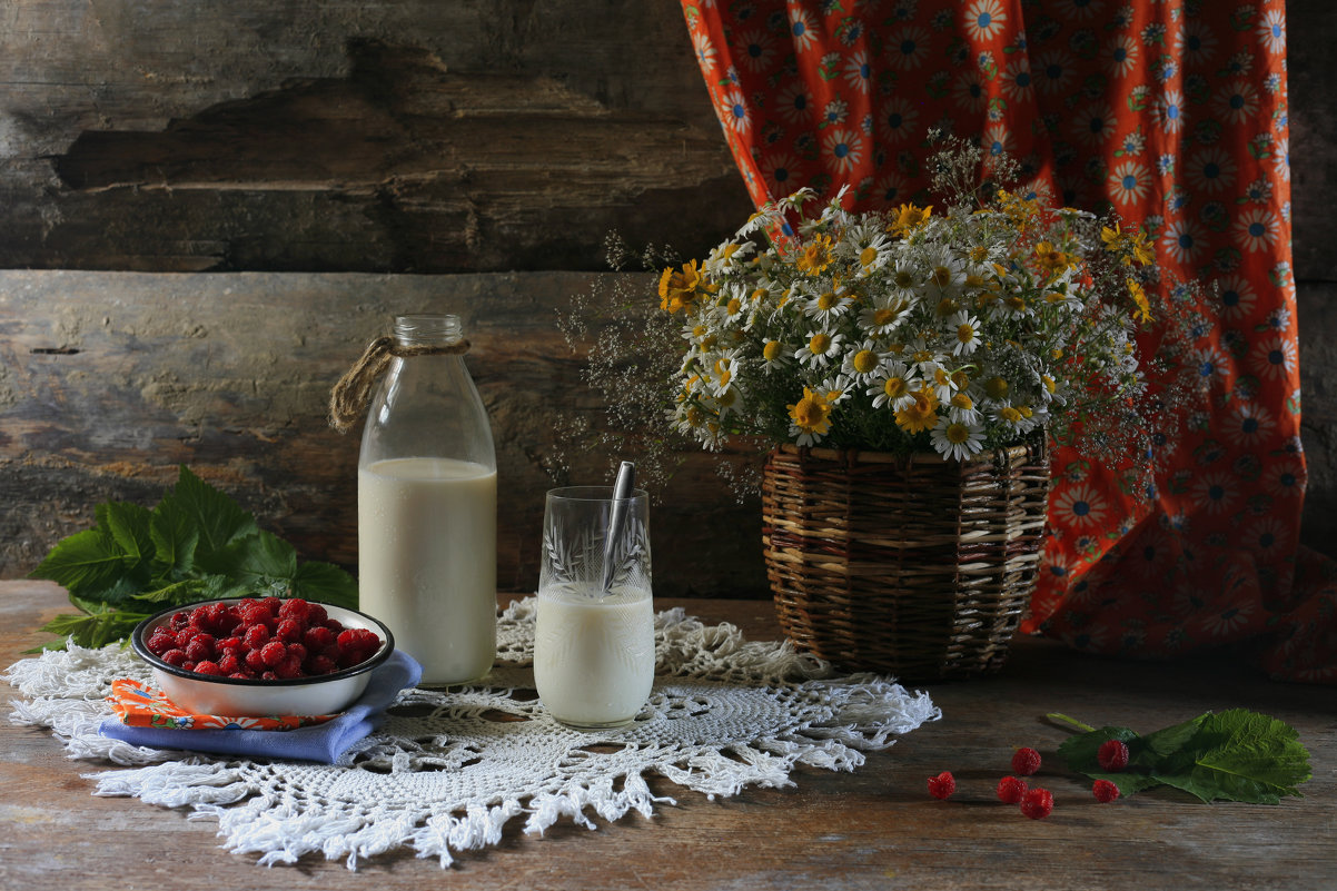 Завтрак с молоком и малиной - Ольга Касьянова