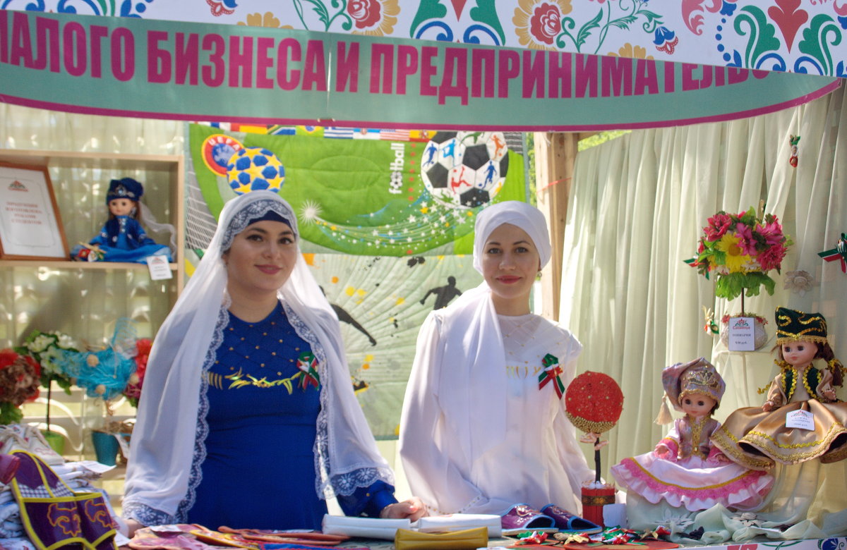 Татарские красавицы на празднике Сабантуя. - Лира Цафф