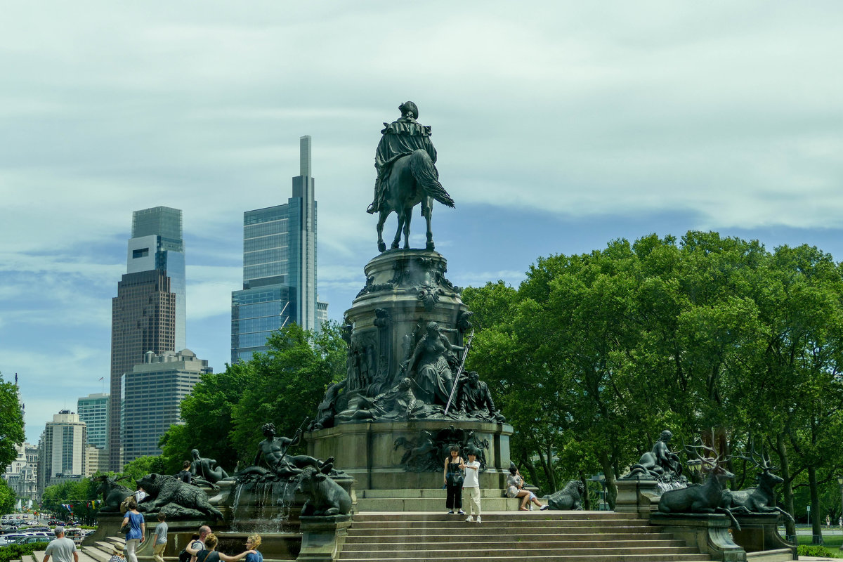 Памятник Джорджу.Вашингтону в Филадельфии - Юрий Поляков