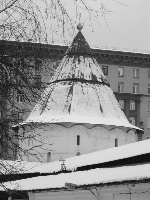 Новоспасский монастырь. Угловая башня - Дмитрий Никитин