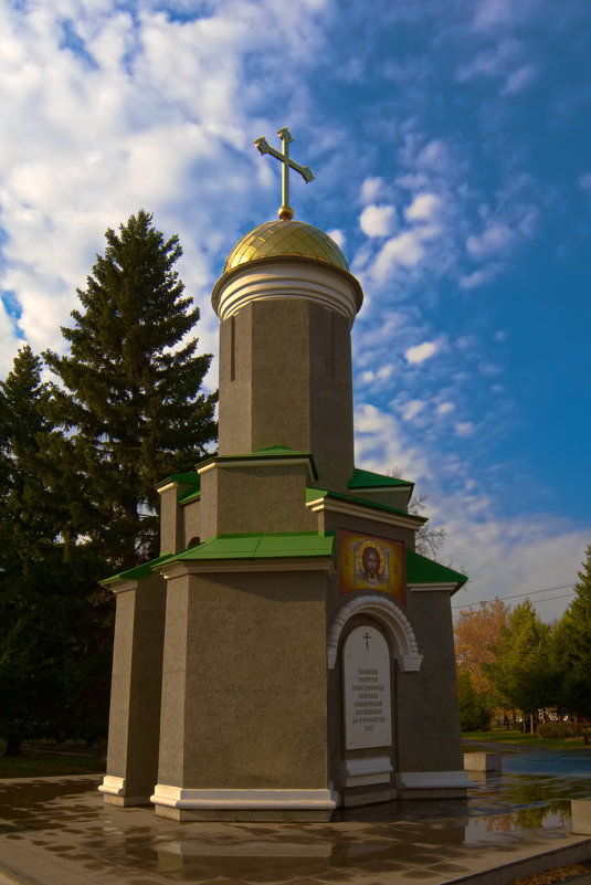 Часовня в сквере Ташкент