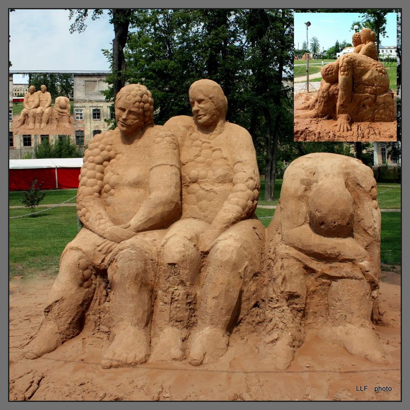 Песчаные скульптуры. - Liudmila LLF