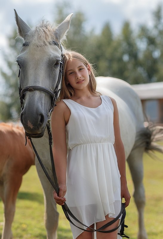 Девочка и лошадь - Алёна Крайко