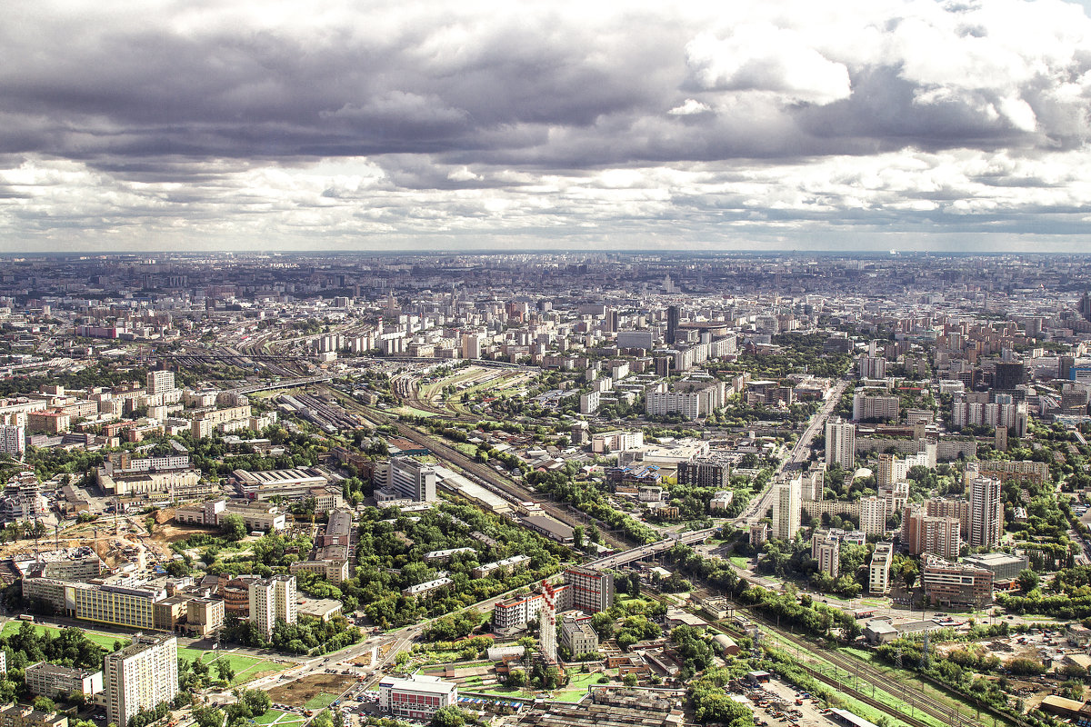 Панорамный вид на Москву - Елена Елена