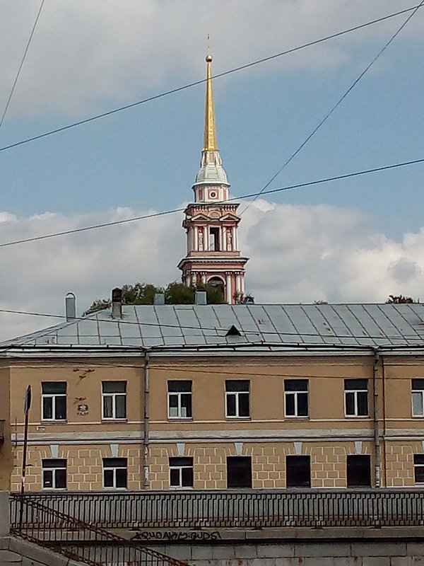 Вид на колокольню Казачьей церкви. (С.-Петербург). - Светлана Калмыкова