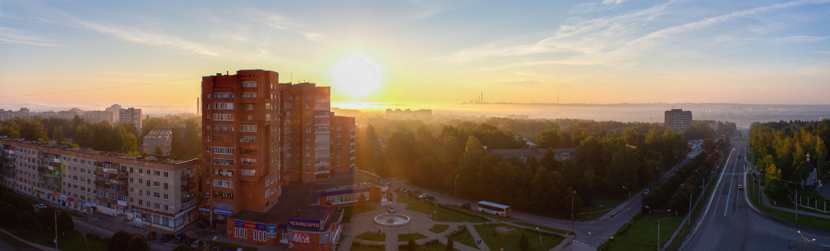 в 6 часов утра (первая моя панорама) - Максим Шоркин