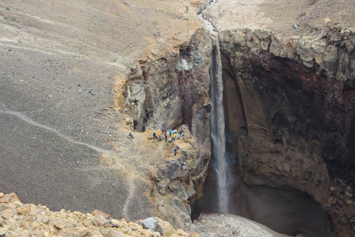 водопад на ручье Вулканном в каньоне Опасный - Александр Белов