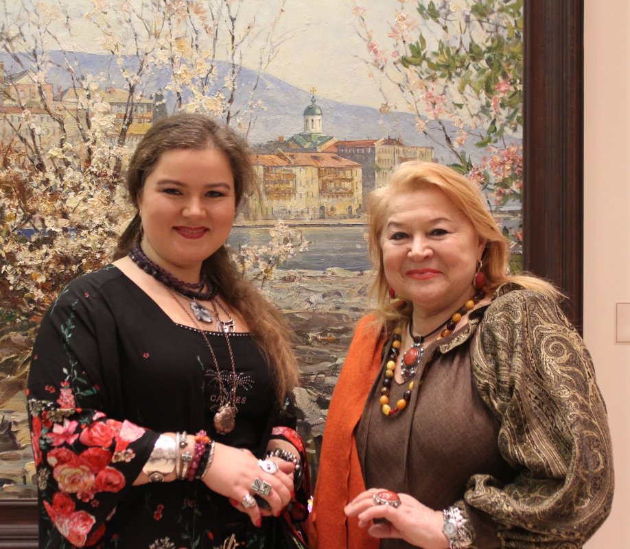 Людмила Мальцева с дочерью Полиной - Валерий 