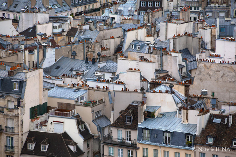Крыши Парижа, Франция / Roofs of Paris - Фотограф в Париже, Франции Наталья Ильина
