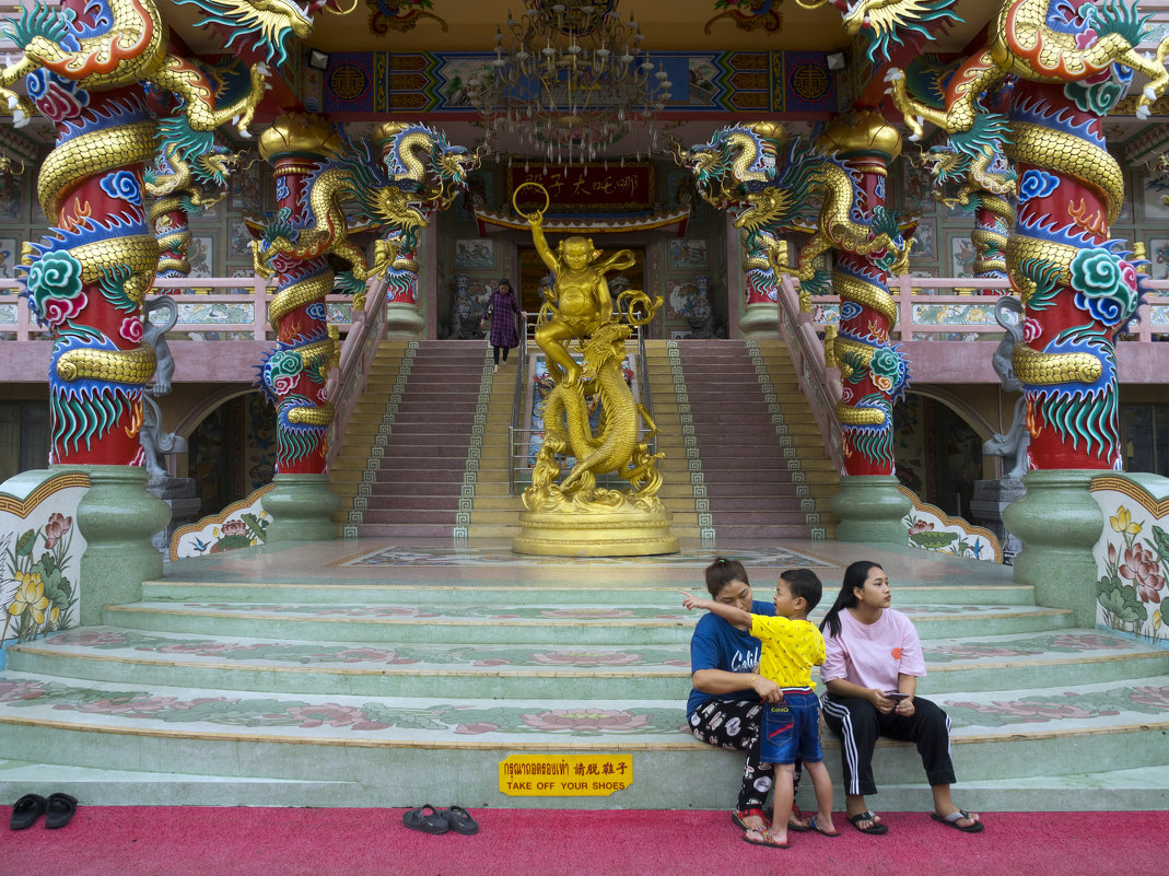 2019, Таиланд, Банг Саен, китайский храм Красного дракона - Владимир Шибинский
