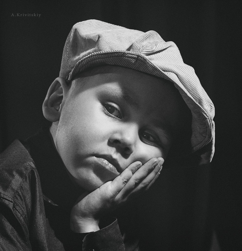 portrait, boy, studio - krivitskiy Кривицкий