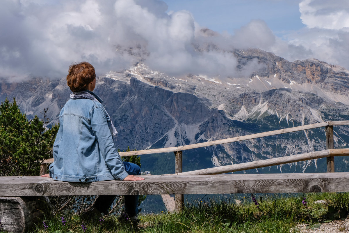 Доломитовые Альпы. Кортина д'Ампеццо. Вид с горы Фалория - Надежда Лаптева
