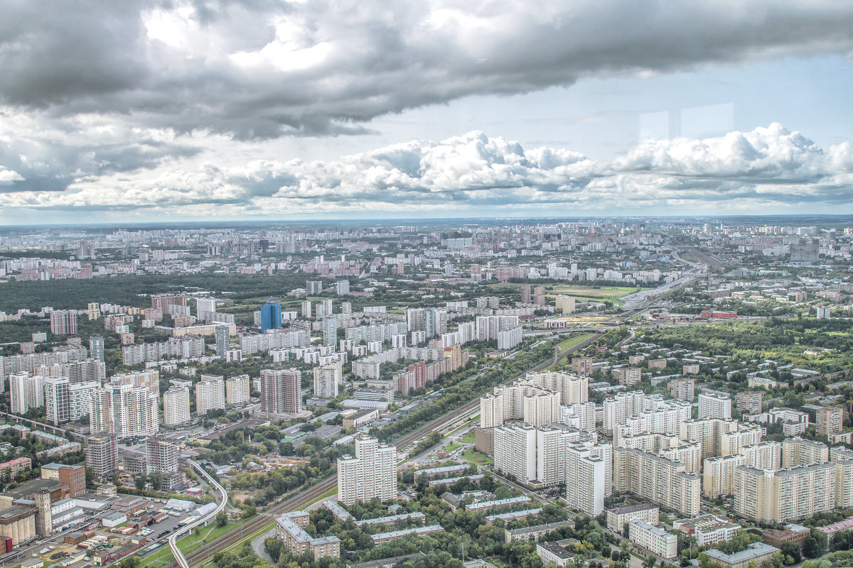 Вид на Москву с Останкинской башни - Елена Елена