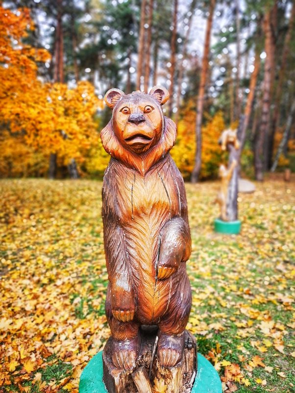 Скульптура медведя.. - Алексей Архипов