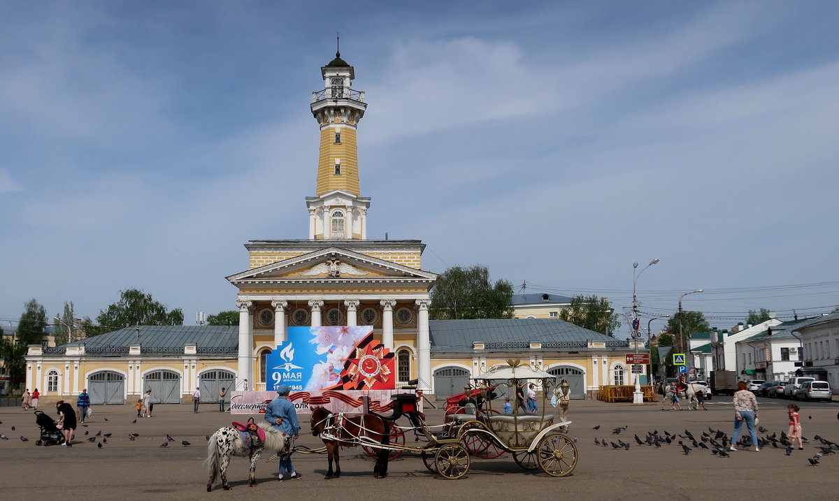 Пожарная каланча. Сусанинская площадь. Кострома - Gen Vel