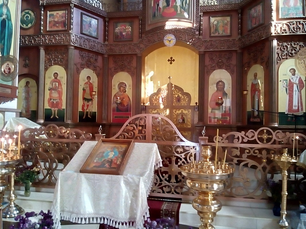 Иконостас и  Главная икона Собора Святителя Николая... - Андрей Хлопонин