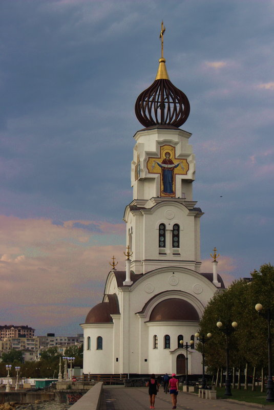 Новороссийск, вновь построенный храм Петра и Февронии - Людмила Монахова