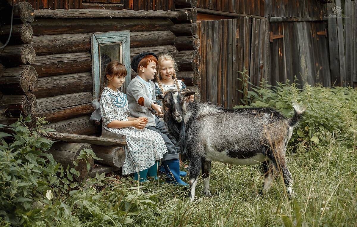 Детство в деревне