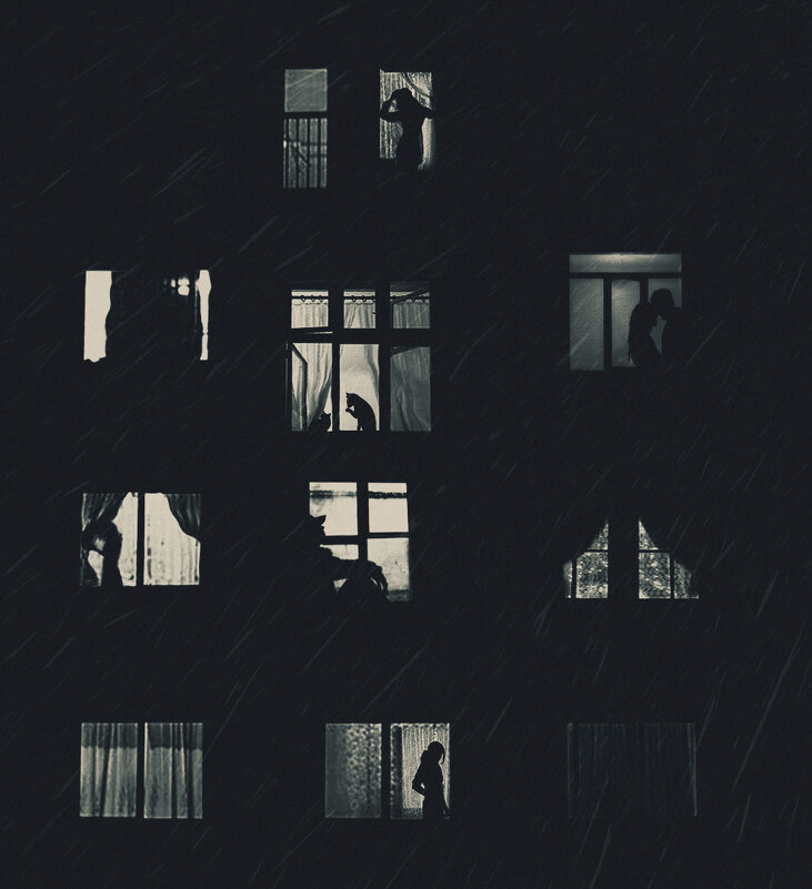 Ночь, окна...люди... - Liliya 