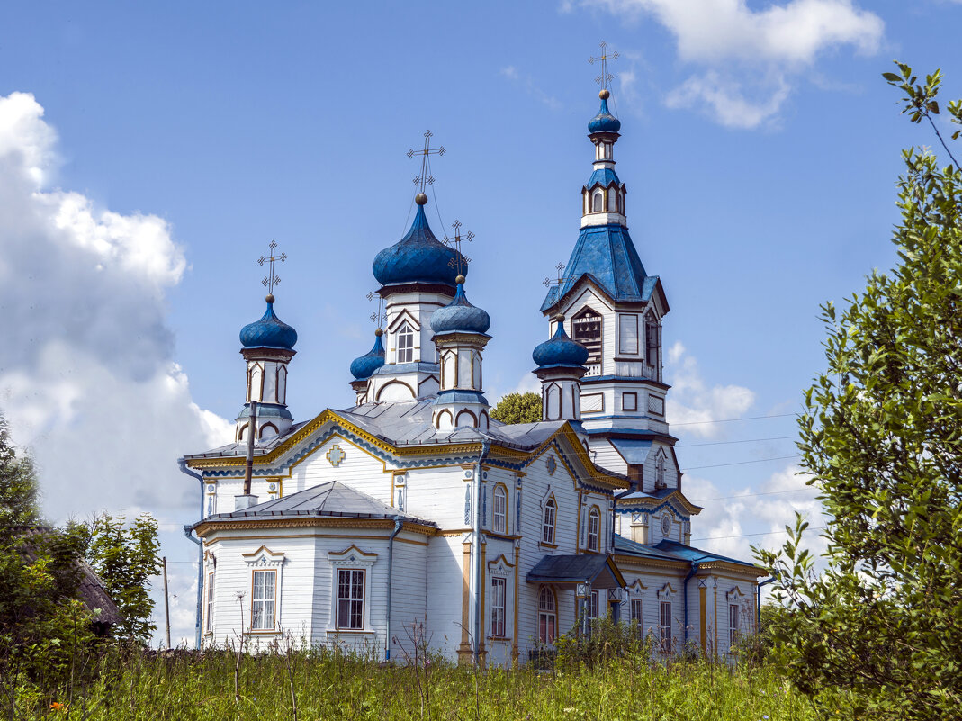 Деревянная Никольская церковь - Елена Чудиновских