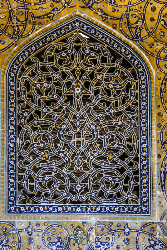 интерьерная декорация мечети шейха Лютфуллы, г. Исфахан - Георгий А
