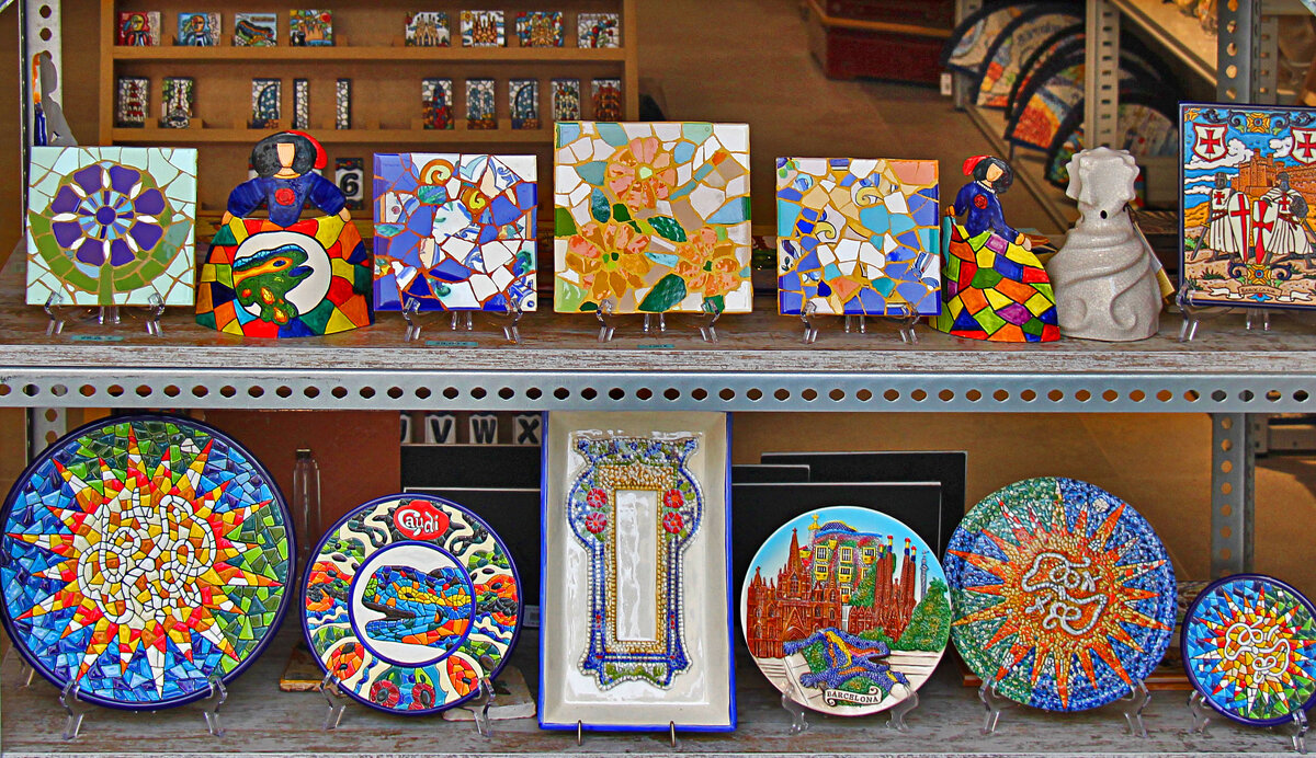 Сувениры с мозаикой Гауди - Nina Karyuk