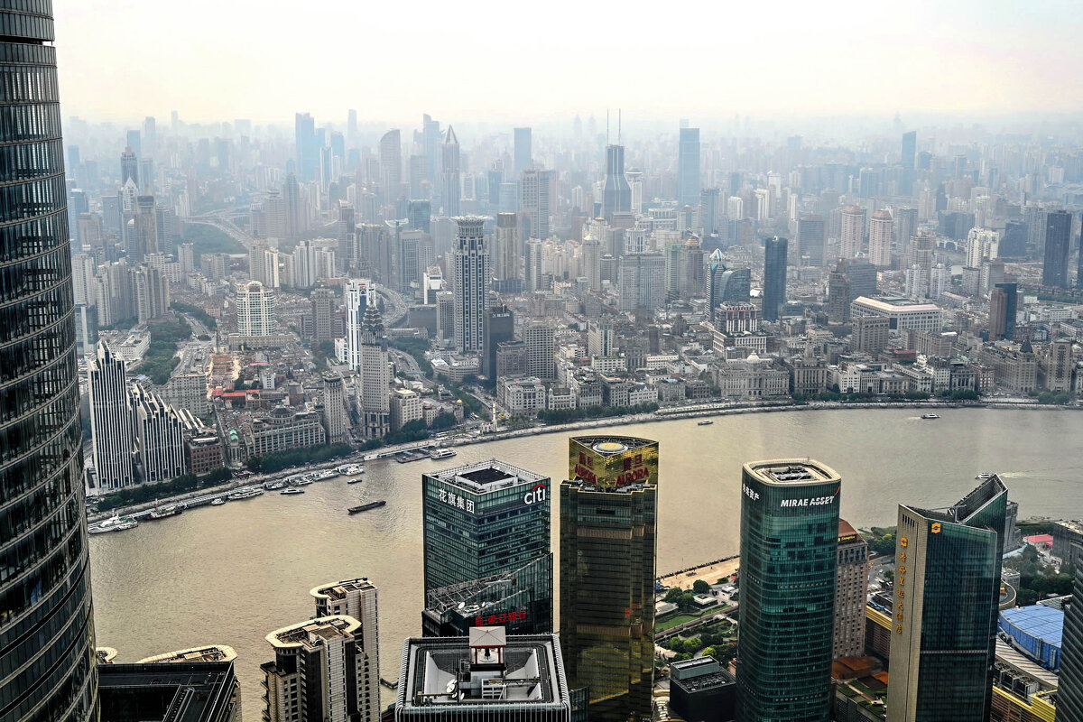 Вид на Шанхай с 97 этажа, - Анатолий 