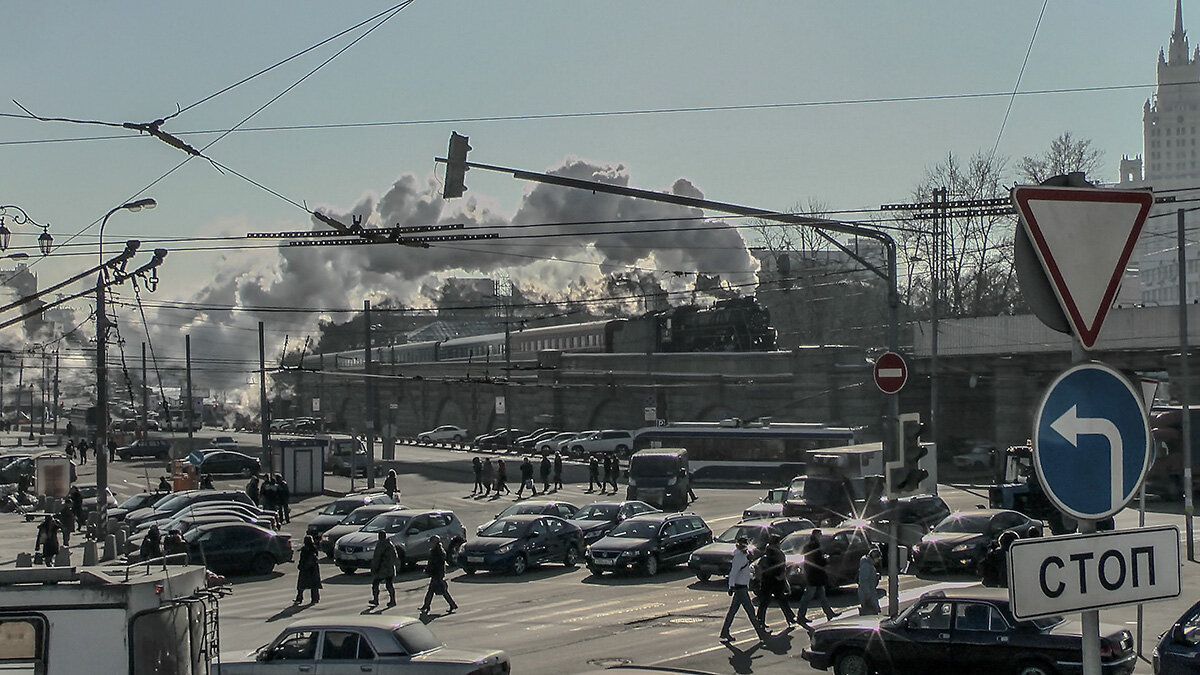 Москва, Комсомольскя площадь, Каланчёвская эстакада. - Игорь Олегович Кравченко