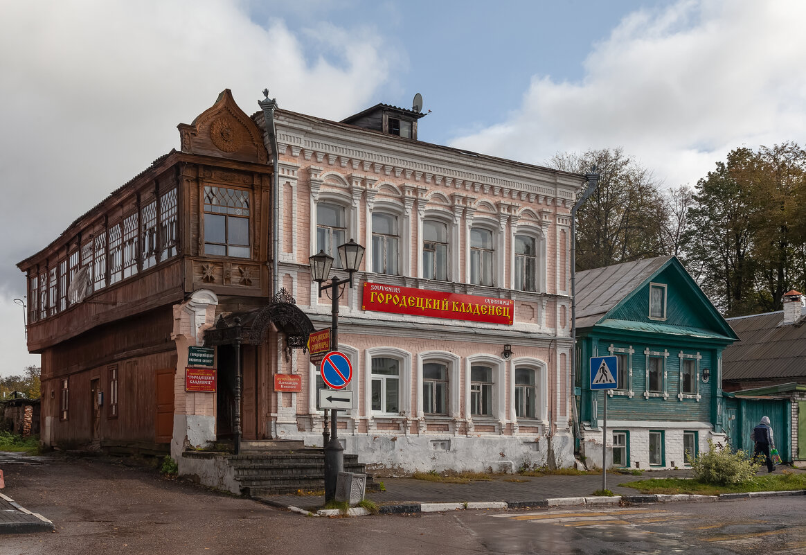 Городец Усадьба купца Г. И. Тюкалова. Главный дом. Дом купца Д. Н. Лапшина  :: Алексей Шаповалов Стерх – Социальная сеть ФотоКто