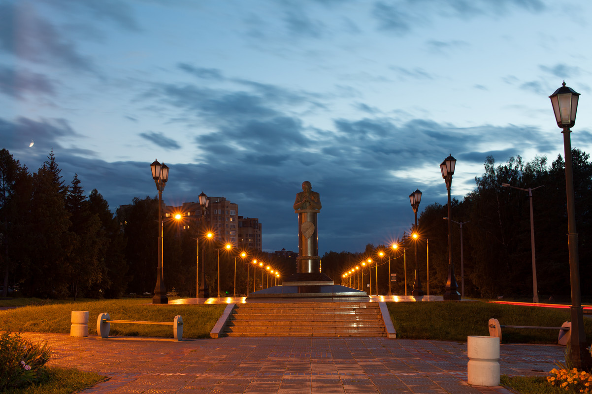 памятник академику Коптюгу - Дмитрий Николаев