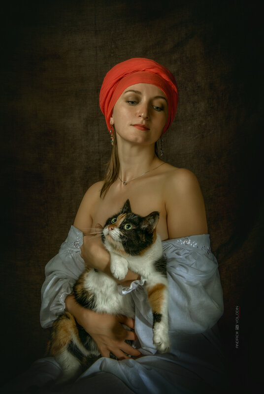 Девушка с кошкой - Андрей Володин