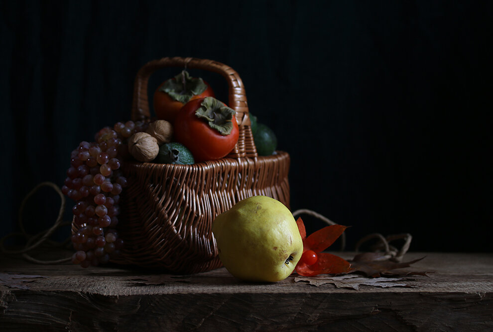 Натюрморт с фруктами - Татьяна Панчешная