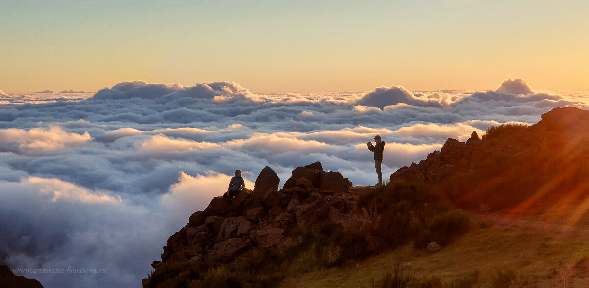 Восход на Пику-ду-Ариэйру (Pico do Arieiro), Мадейра - Анастасия Богатова