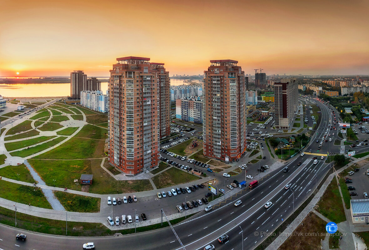 Хабаровск, вечер в микрорайоне на Флегонтова - Игорь Сарапулов