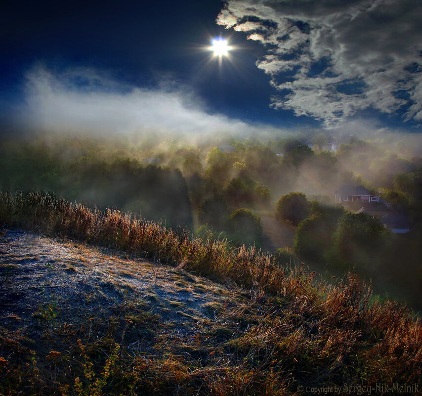 Рассвет ...в наступлении, после тёмной лунной ночи... - Sergey-Nik-Melnik Fotosfera-Minsk