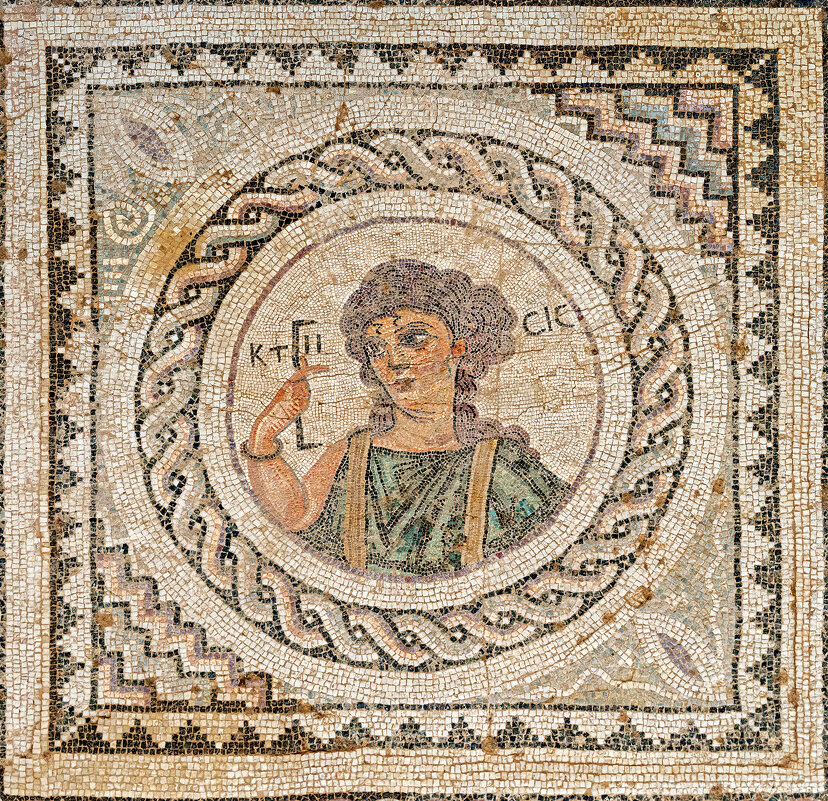 Мозаика в доме Эустолиоса (4-й век), древнегреческий город Курион (Kourion), недалеко от Лимассола, - Павел Сытилин