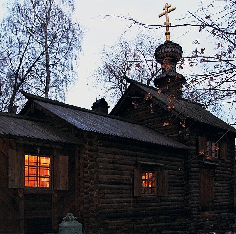Георгиевская церковь в Долгопрудном (1994) - Евгений Кочуров