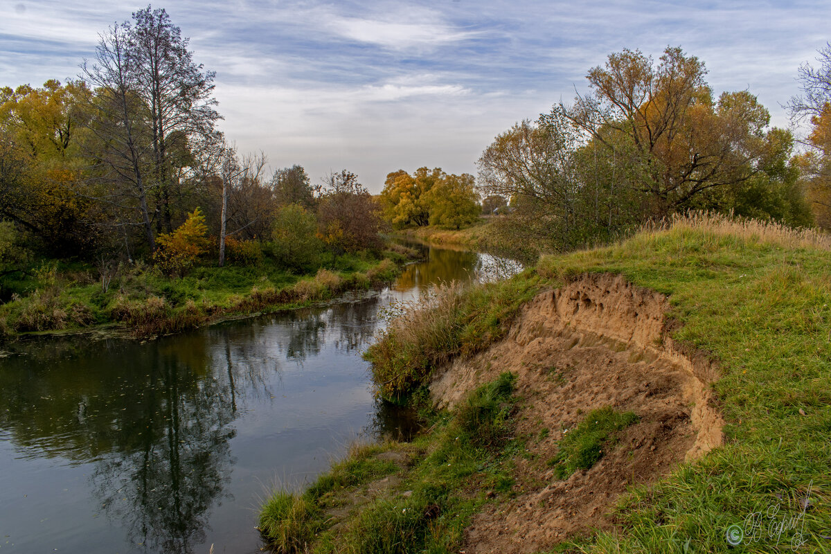 Осенний пейзаж на реке - Владимир Ефимов