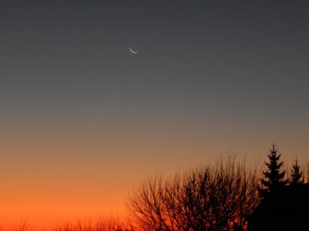 месяц, Меркурий, рассвет - Alisa Koteva 