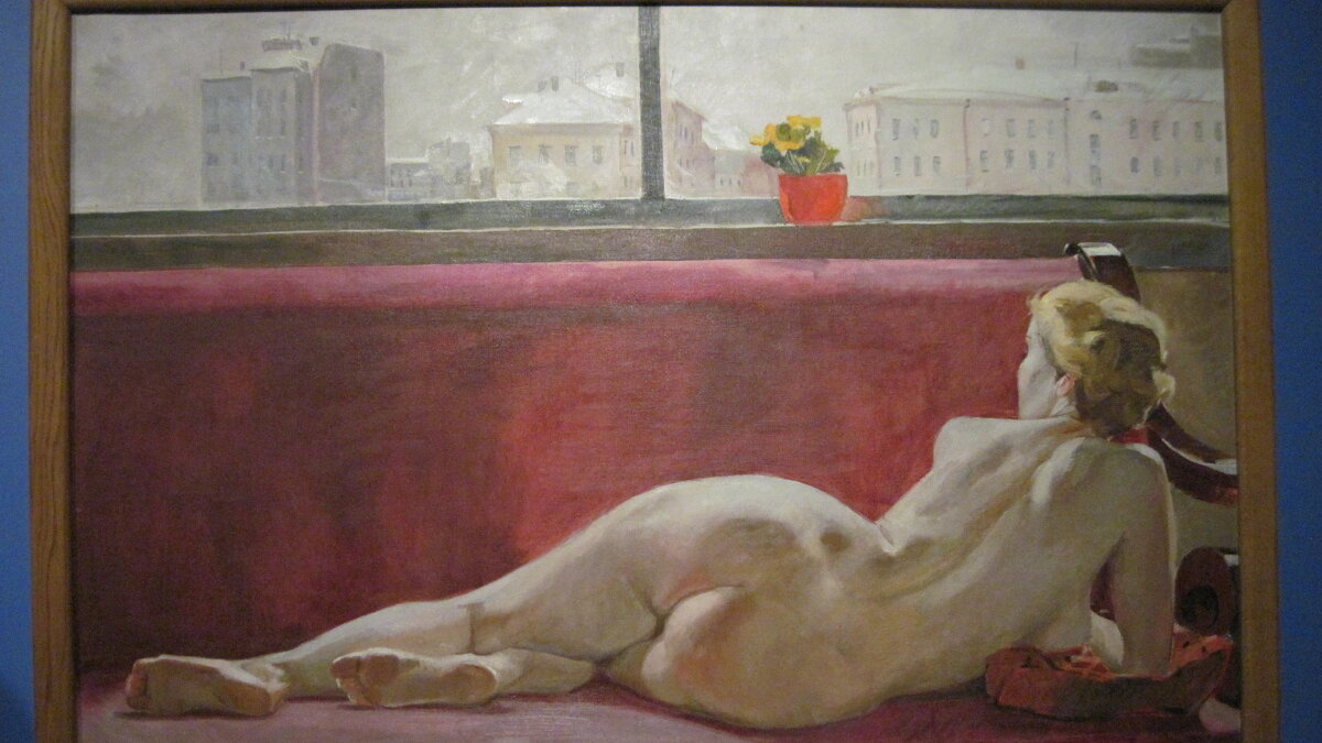 Натурщица (1936г.). Александр Дейнека - Маера Урусова