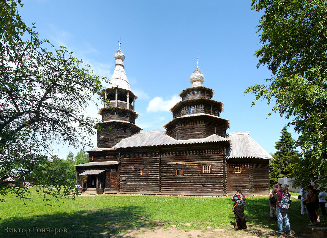 Ярусная церковь Николы 1757 года из деревни Высокий Остров Окуловского района - Laryan1 