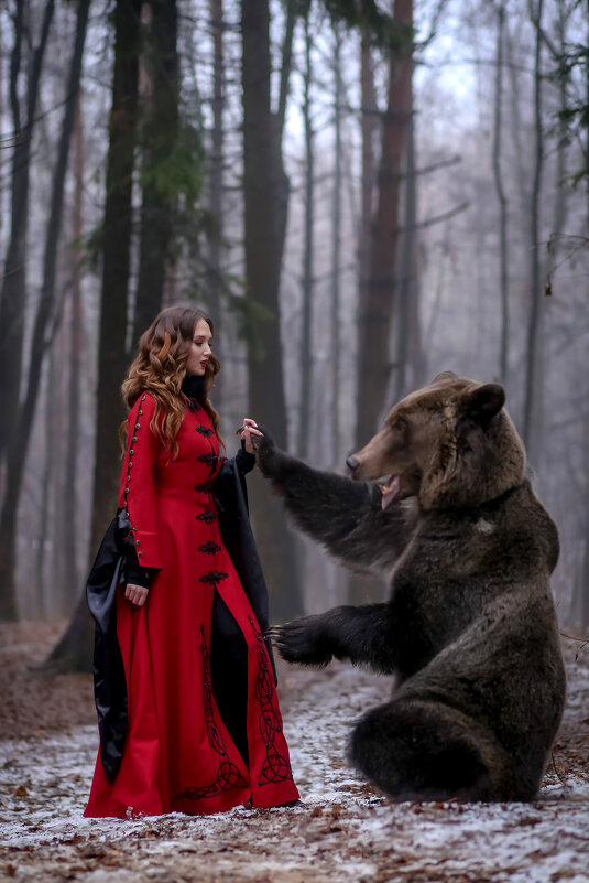 Фото с медведем - Наталья Сидорова
