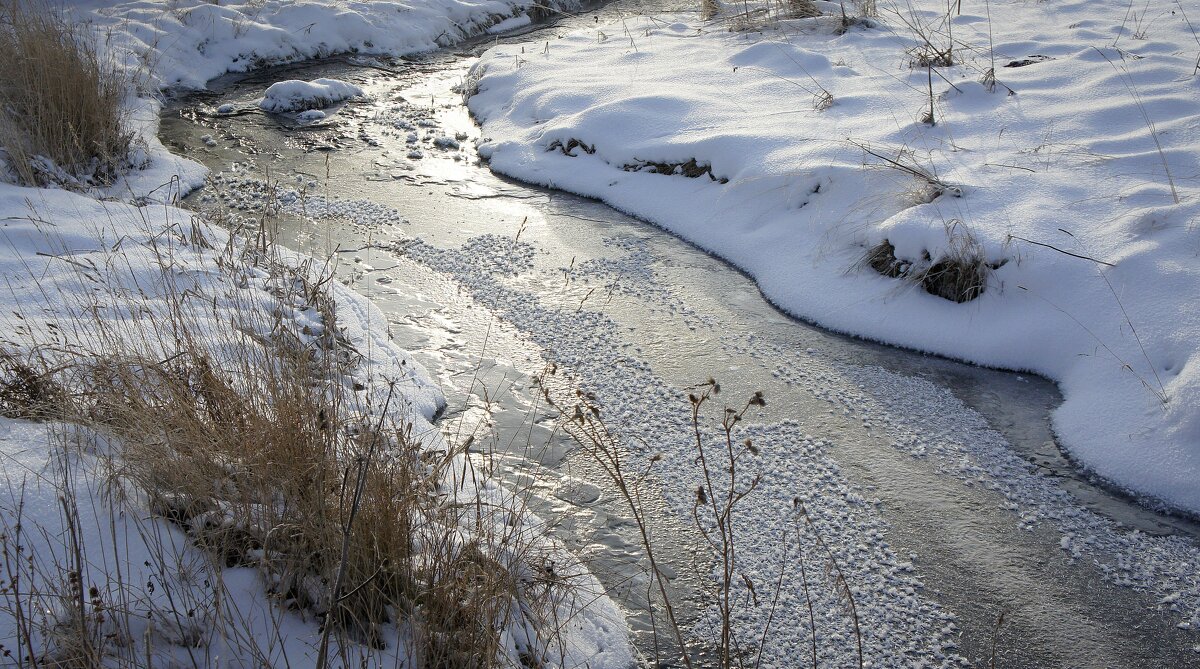 Замерзший ручей - Зинаида Каширина