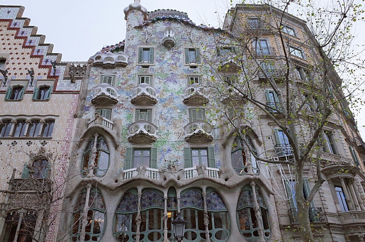 Casa Batlló днем Барселона - wea *