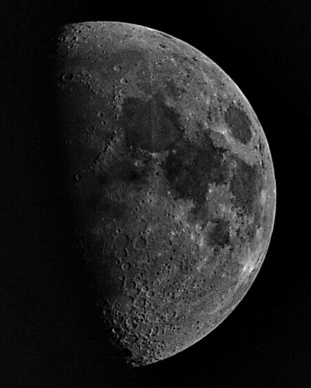 Луна , кратеры , ночь. - Сергей Дружаев