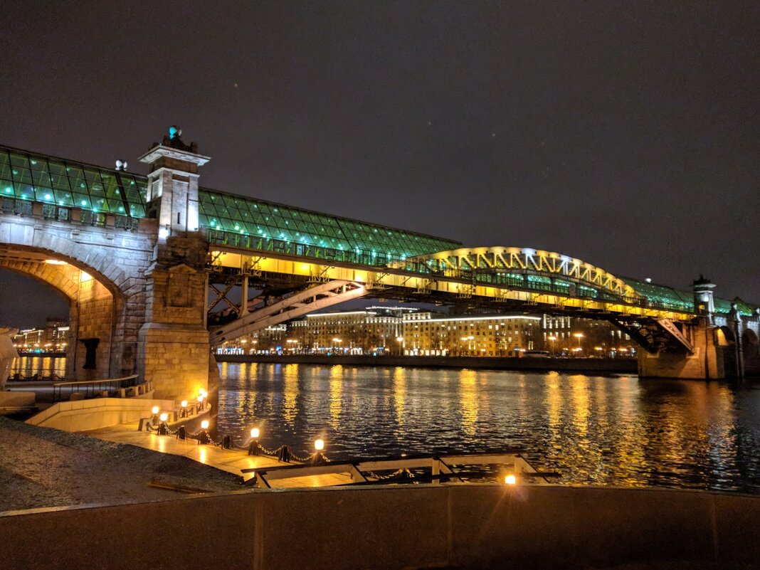 Пушкинский  (Андреевский)  мост на Москва - реке - Марина Птичка