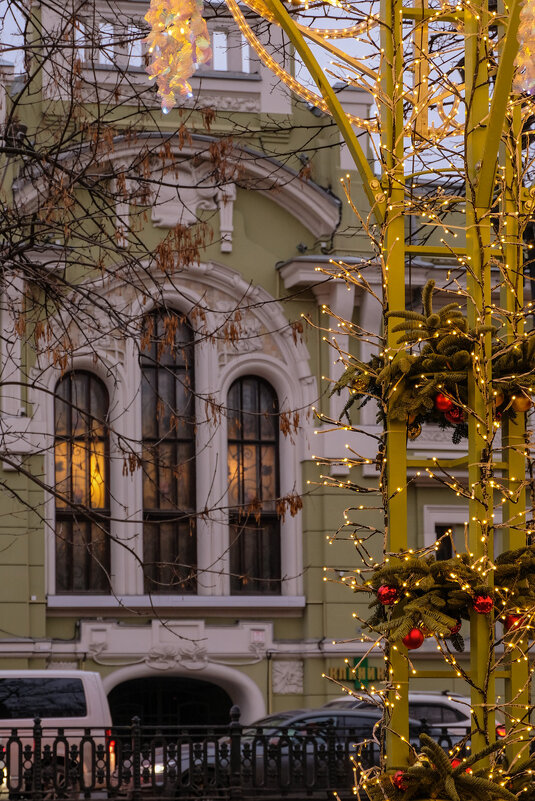 Новогодняя Москва. Прогулка по Тверскому бульвару. - Надежда Лаптева