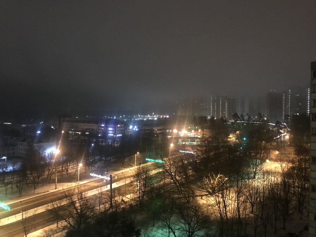 Ночной город - Владимир 
