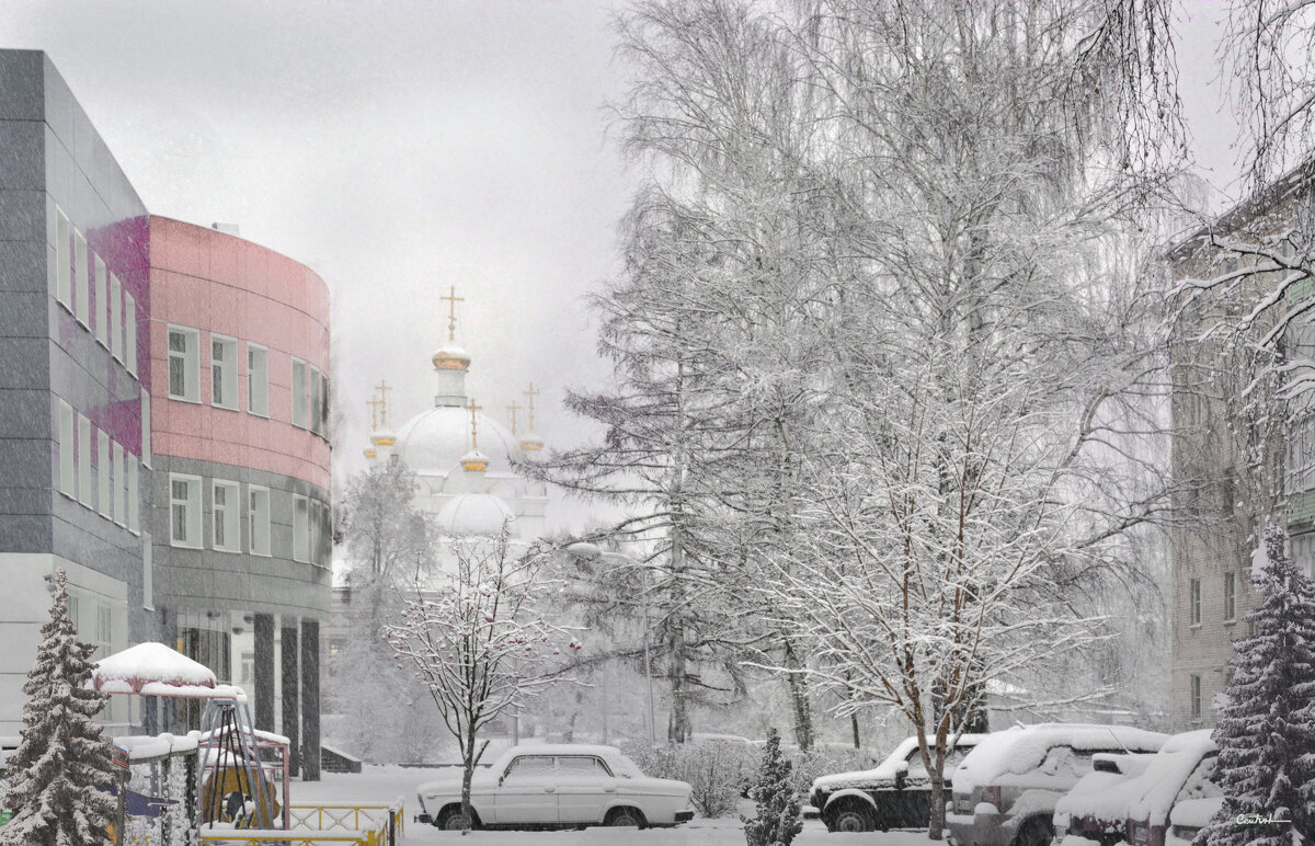 Зима- волшебница в городе - Юрий 