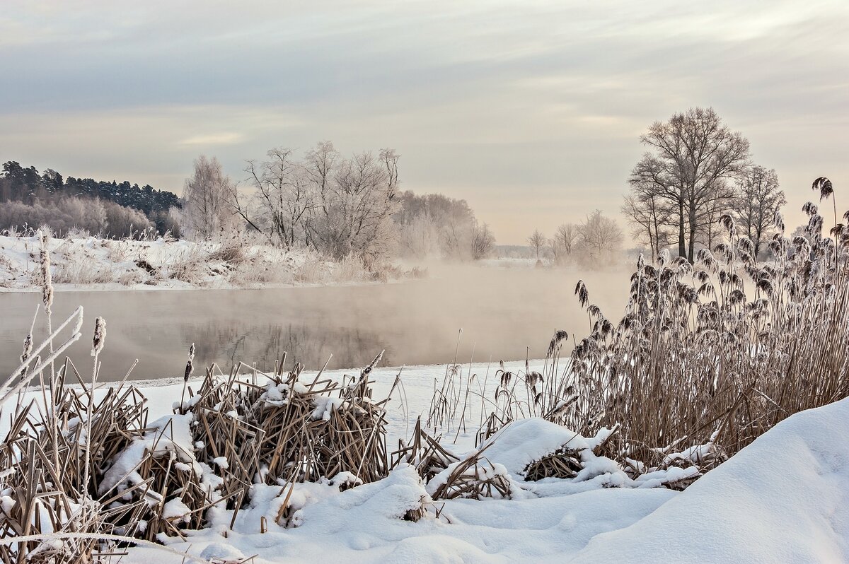 Февральское утро на реке Клязьме - Валерий Иванович
